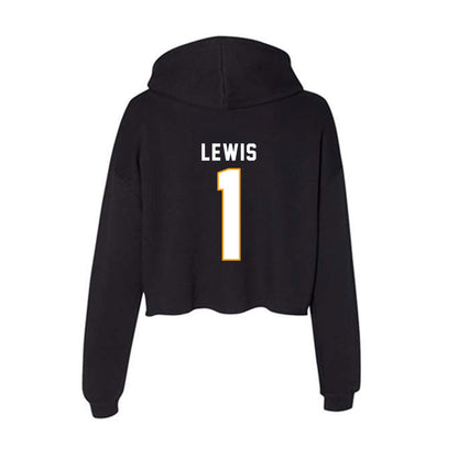 VCU - NCAA Men's Basketball : Nyk Lewis - Women's Crop Fleece Hooded Sweatshirt-1