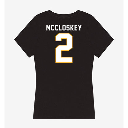 VCU - NCAA Women's Soccer : Keira McCloskey - Women's V-Neck T-Shirt-1