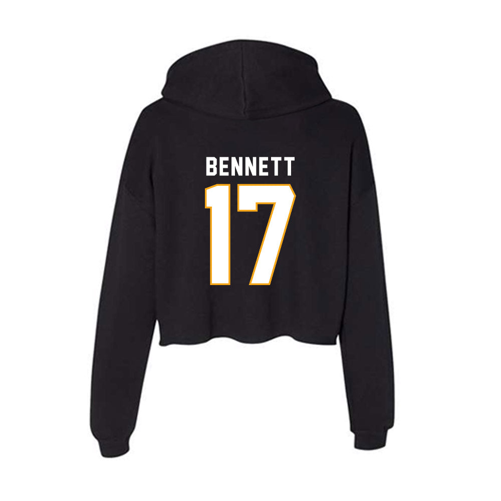 VCU - NCAA Women's Lacrosse : Annika Bennett - Women's Crop Fleece Hoodie-1