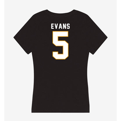 VCU - NCAA Men's Basketball : Barry Evans - Women's V-Neck T-Shirt-1
