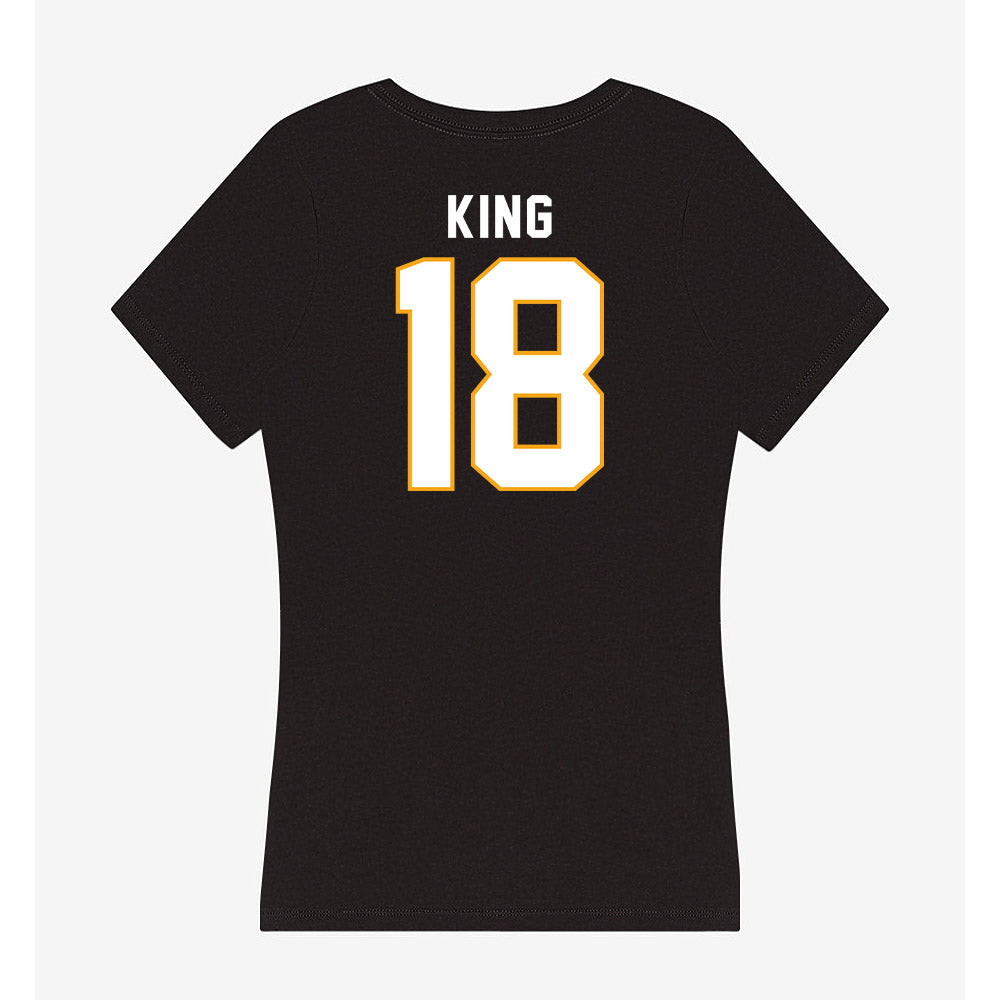 VCU - NCAA Women's Lacrosse : Chloe King - Women's V-Neck T-Shirt-1