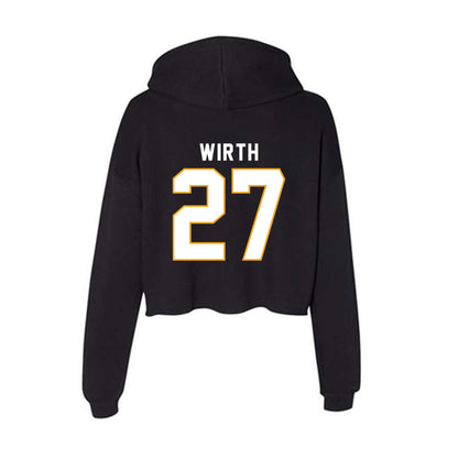 VCU - NCAA Women's Lacrosse : Natalie Wirth - Women's Crop Fleece Hoodie-1