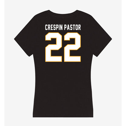 VCU - NCAA Women's Basketball : Laia Crespin Pastor - Women's V-Neck T-Shirt-1
