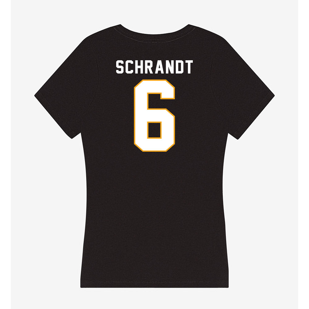 VCU - NCAA Women's Lacrosse : Bella Schrandt - Women's V-Neck T-Shirt-1