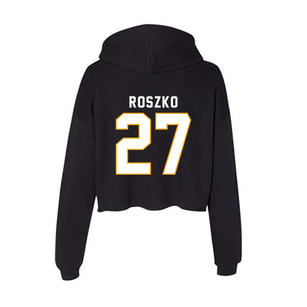 VCU - NCAA Baseball : Anthony Roszko - Women's Crop Fleece Hoodie-1