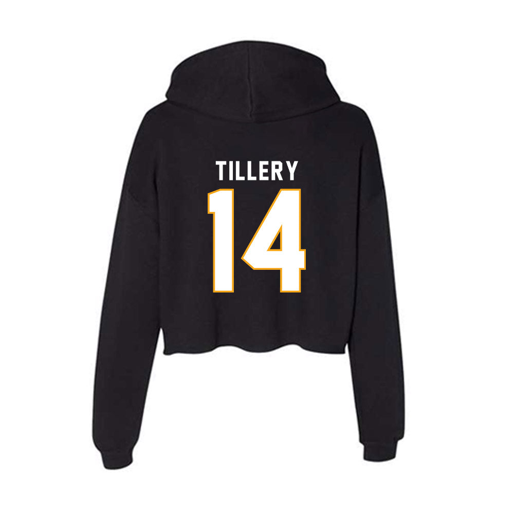 VCU - NCAA Men's Basketball : Jordan Tillery - Women's Crop Fleece Hoodie-1