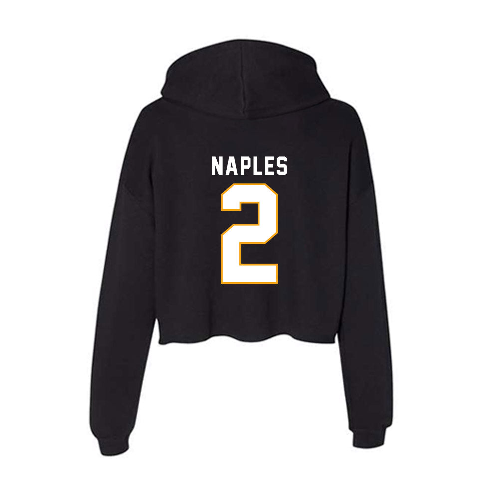 VCU - NCAA Women's Lacrosse : Gianna Naples - Women's Crop Fleece Hoodie-1