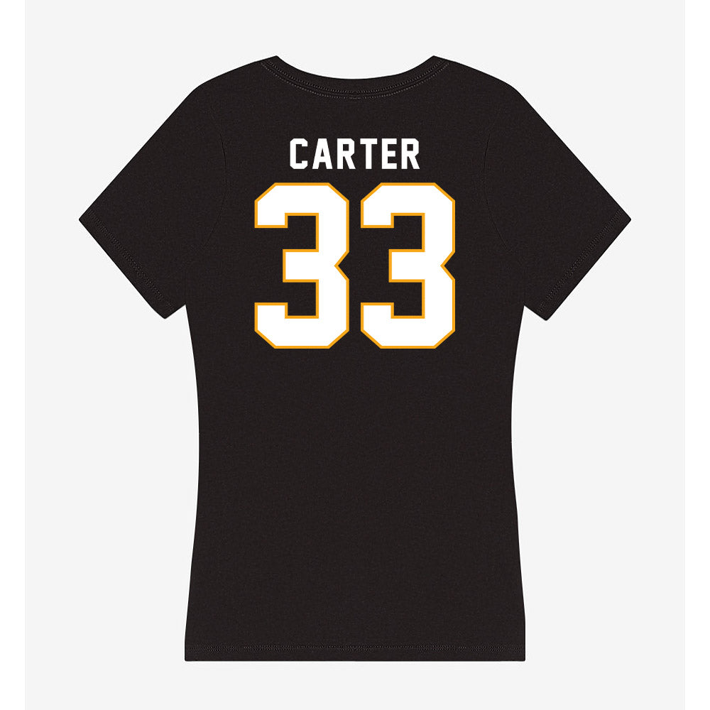 VCU - NCAA Baseball : Bryce Carter - Women's V-Neck T-Shirt-1
