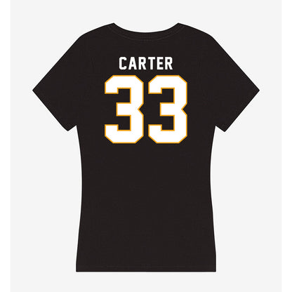 VCU - NCAA Baseball : Bryce Carter - Women's V-Neck T-Shirt-1