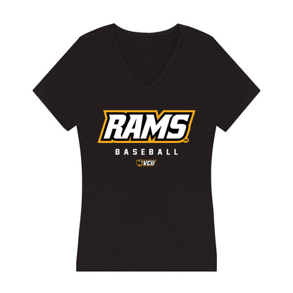 VCU - NCAA Baseball : Bryce Carter - Women's V-Neck T-Shirt-0