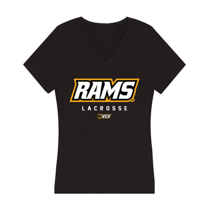VCU - NCAA Women's Lacrosse : Sam Palmer - Women's V-Neck T-Shirt-0