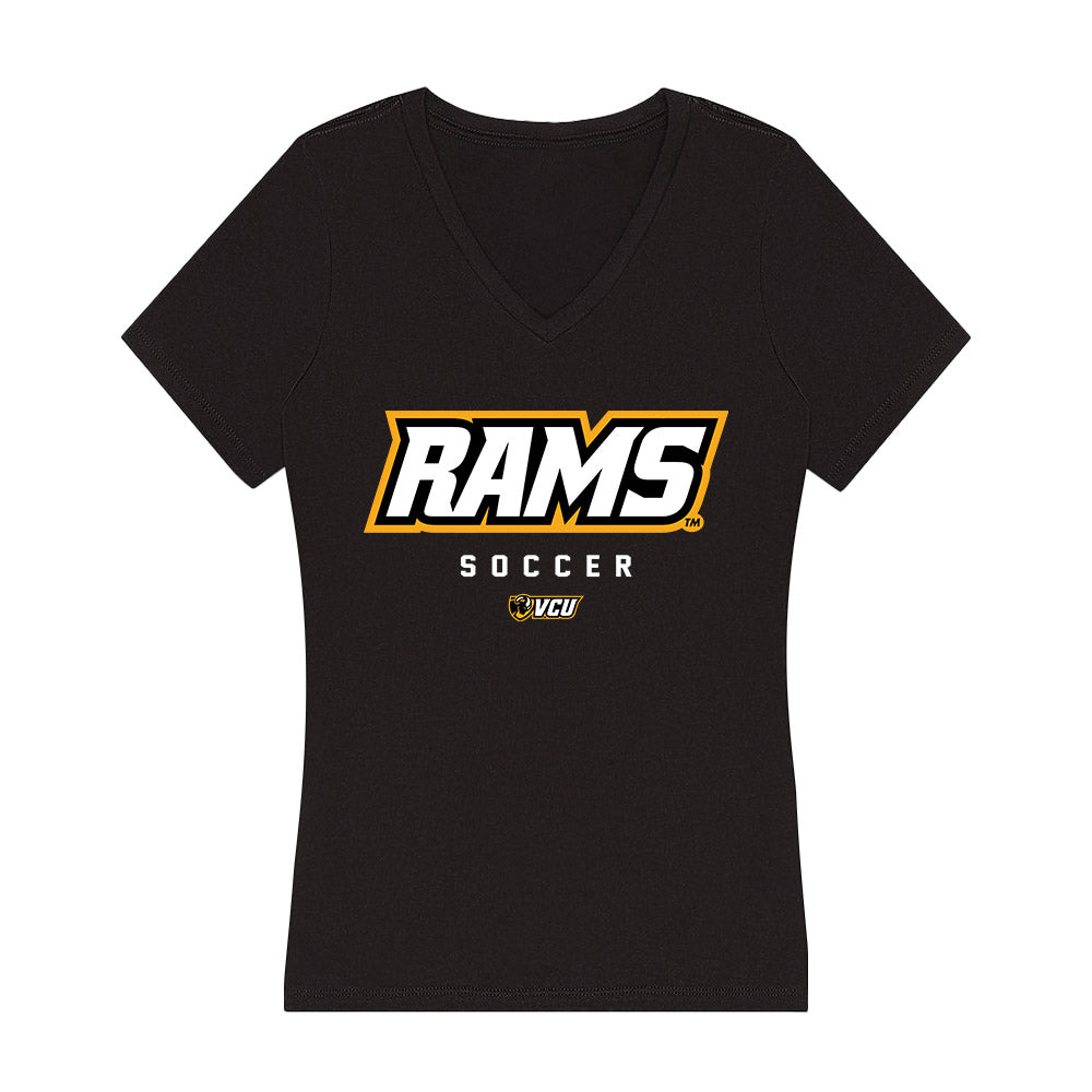 VCU - NCAA Men's Soccer : Pedro Salmon - Women's V-Neck T-Shirt-0