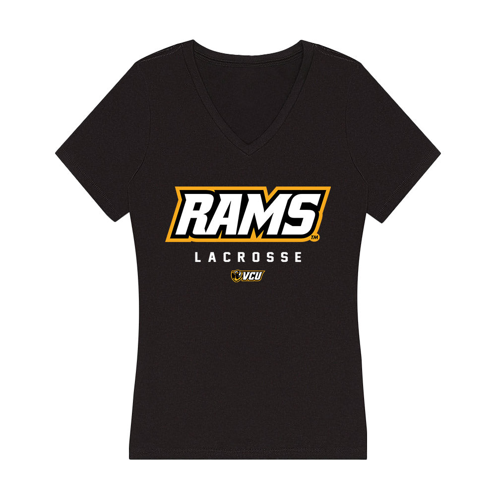 VCU - NCAA Women's Lacrosse : Kate Moore - Women's V-Neck T-Shirt-0