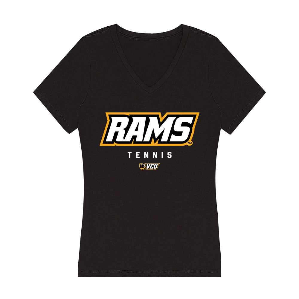 VCU - NCAA Women's Tennis : Andrea Magallanes - Women's V-Neck T-Shirt-0