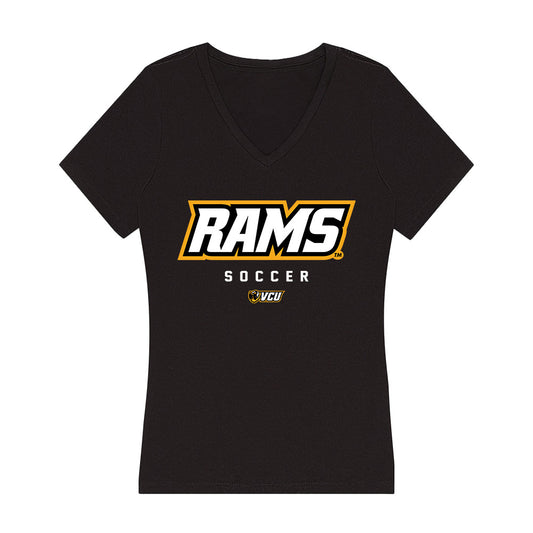 VCU - NCAA Men's Soccer : Fabian Garita - Women's V-Neck T-Shirt-0