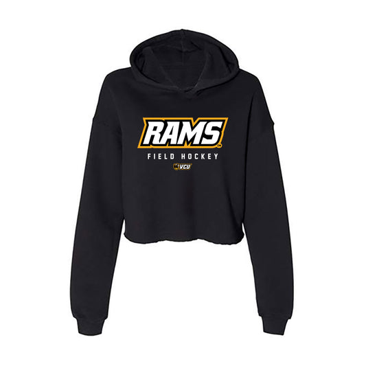 VCU - NCAA Women's Field Hockey : Claire Bieber - Women's Crop Fleece Hoodie-0