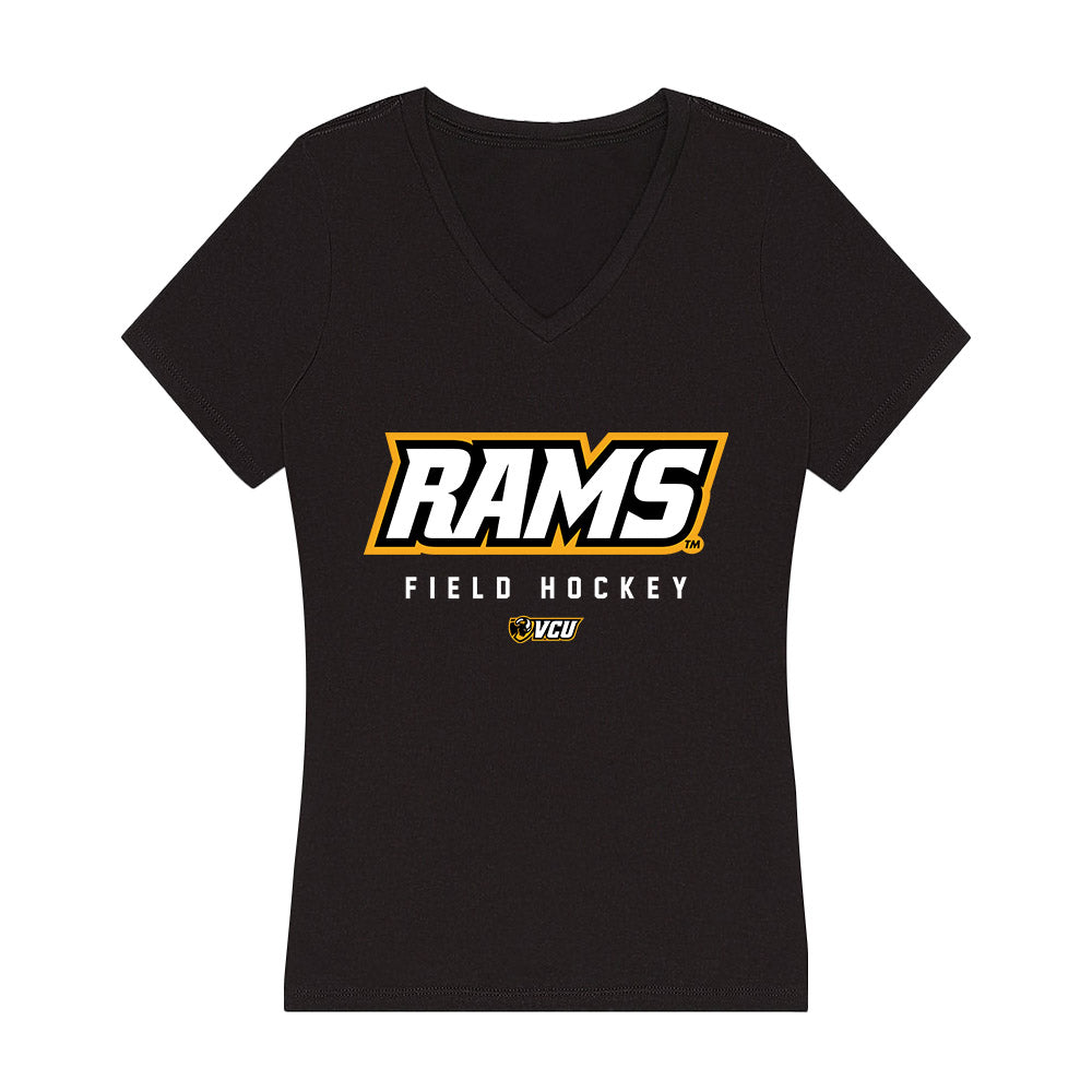 VCU - NCAA Women's Field Hockey : Carley Deaver - Women's V-Neck T-Shirt-0