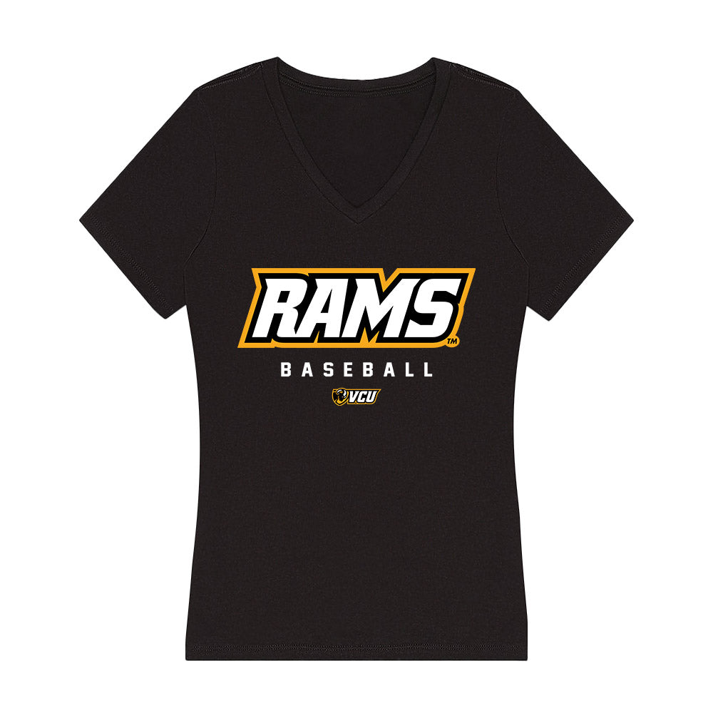 VCU - NCAA Baseball : Patrick Steitz - Women's V-Neck T-Shirt-0