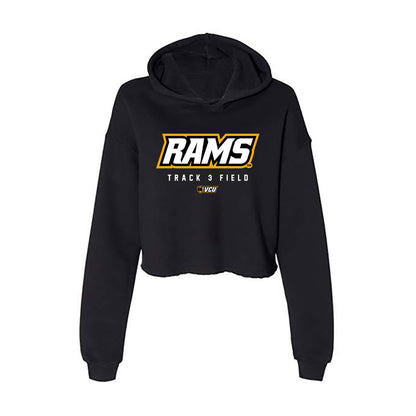 VCU - NCAA Men's Track & Field : Tate Foerster - Women's Crop Fleece Hoodie-0