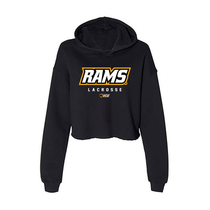 VCU - NCAA Women's Lacrosse : Sam Palmer - Women's Crop Fleece Hoodie-0