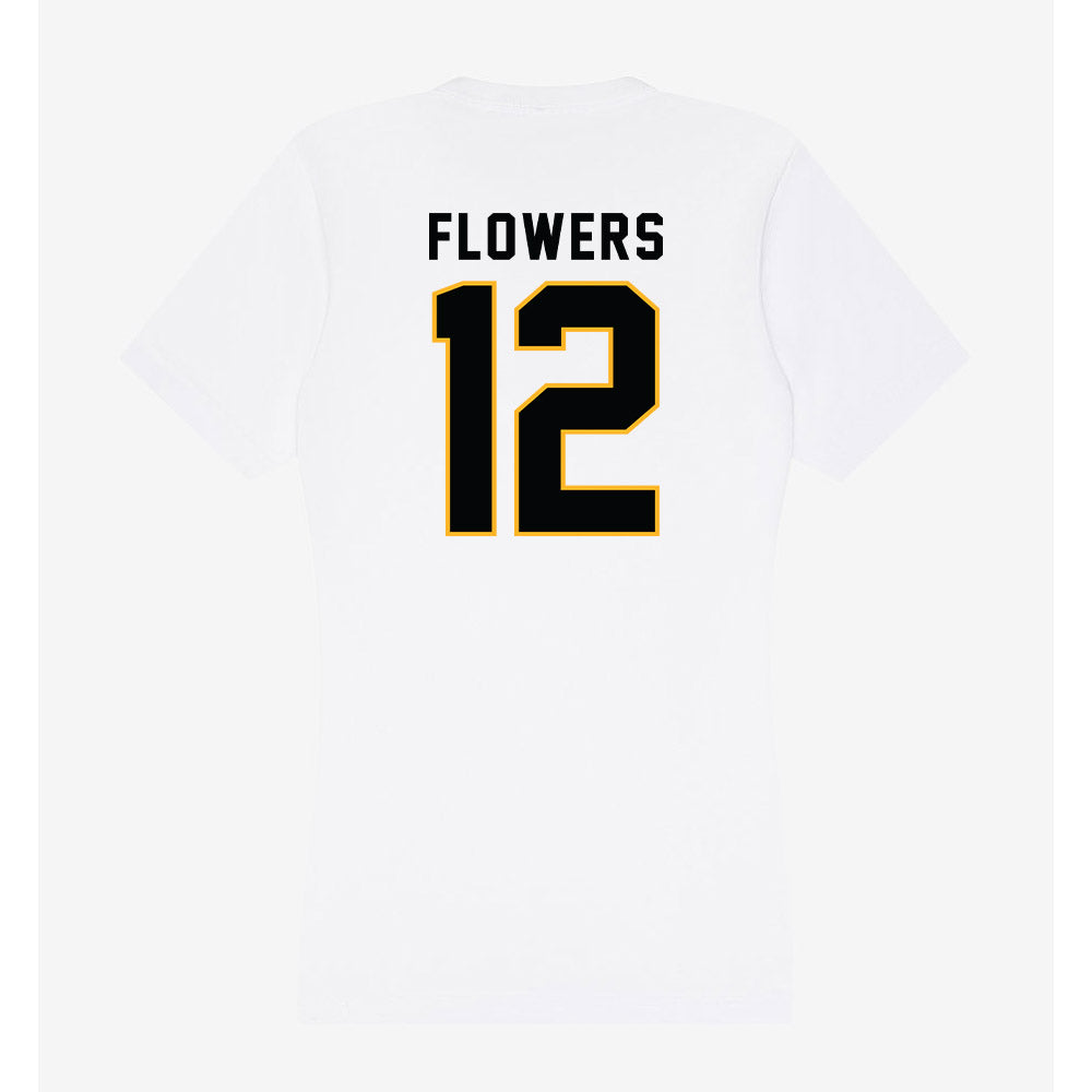 Kennesaw - NCAA Women's Basketball : Kaelyn Flowers - Women's V-Neck T-Shirt-1