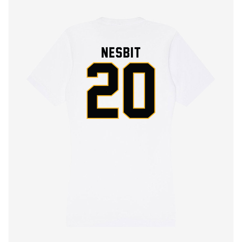 Kennesaw - NCAA Women's Soccer : Alana Nesbit - Women's V-Neck T-Shirt-1