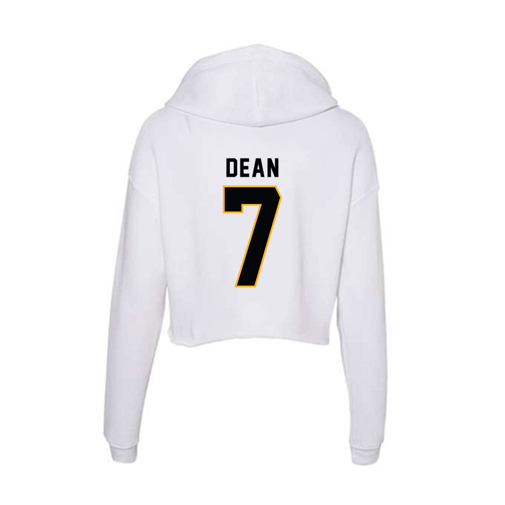 Kennesaw - NCAA Football : NaVelle Dean - Women's Crop Fleece Hooded Sweatshirt-1