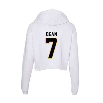 Kennesaw - NCAA Football : NaVelle Dean - Women's Crop Fleece Hooded Sweatshirt-1