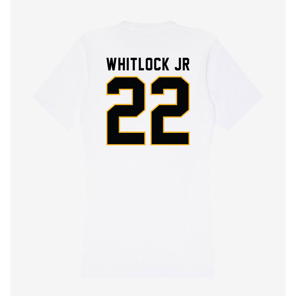 Kennesaw - NCAA Men's Basketball : Marcus Whitlock Jr - Women's V-Neck T-Shirt-1