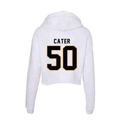 Kennesaw - NCAA Football : Anthony Cater - Women's Crop Fleece Hooded Sweatshirt-1