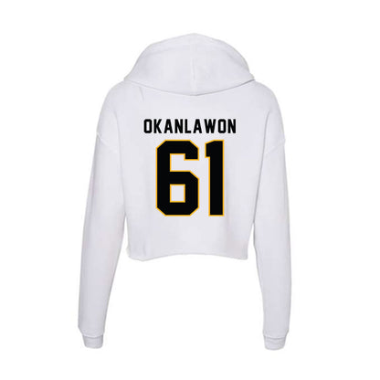 Kennesaw - NCAA Football : Yusuf Okanlawon - Women's Crop Fleece Hoodie-1