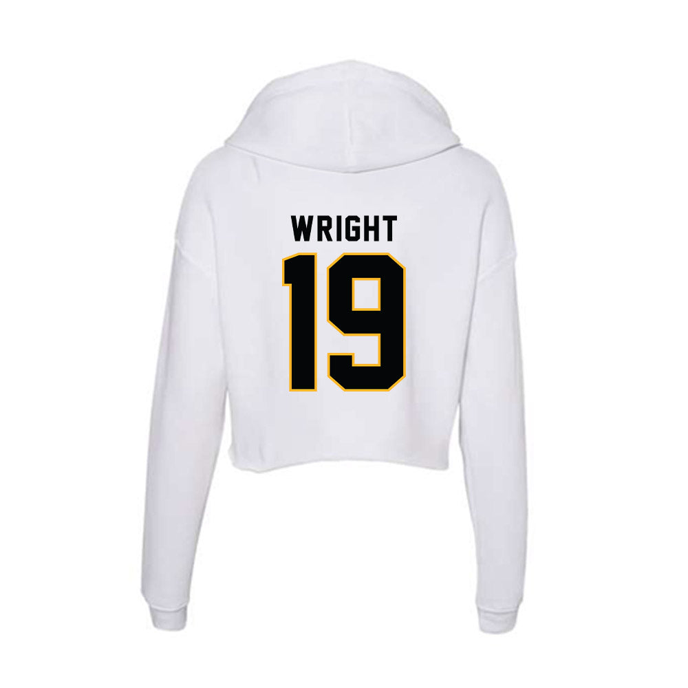 Kennesaw - NCAA Football : Maliki Wright - Women's Crop Fleece Hoodie-1