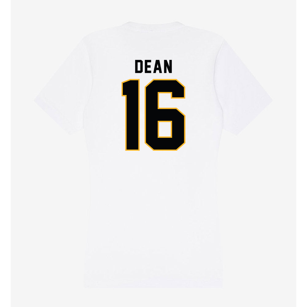 Kennesaw - NCAA Football : NaVelle Dean - Women's V-Neck T-Shirt-1