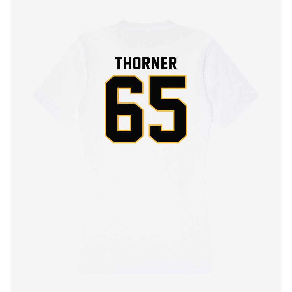 Kennesaw - NCAA Football : Nicholas Thorner - Women's V-Neck T-Shirt-1