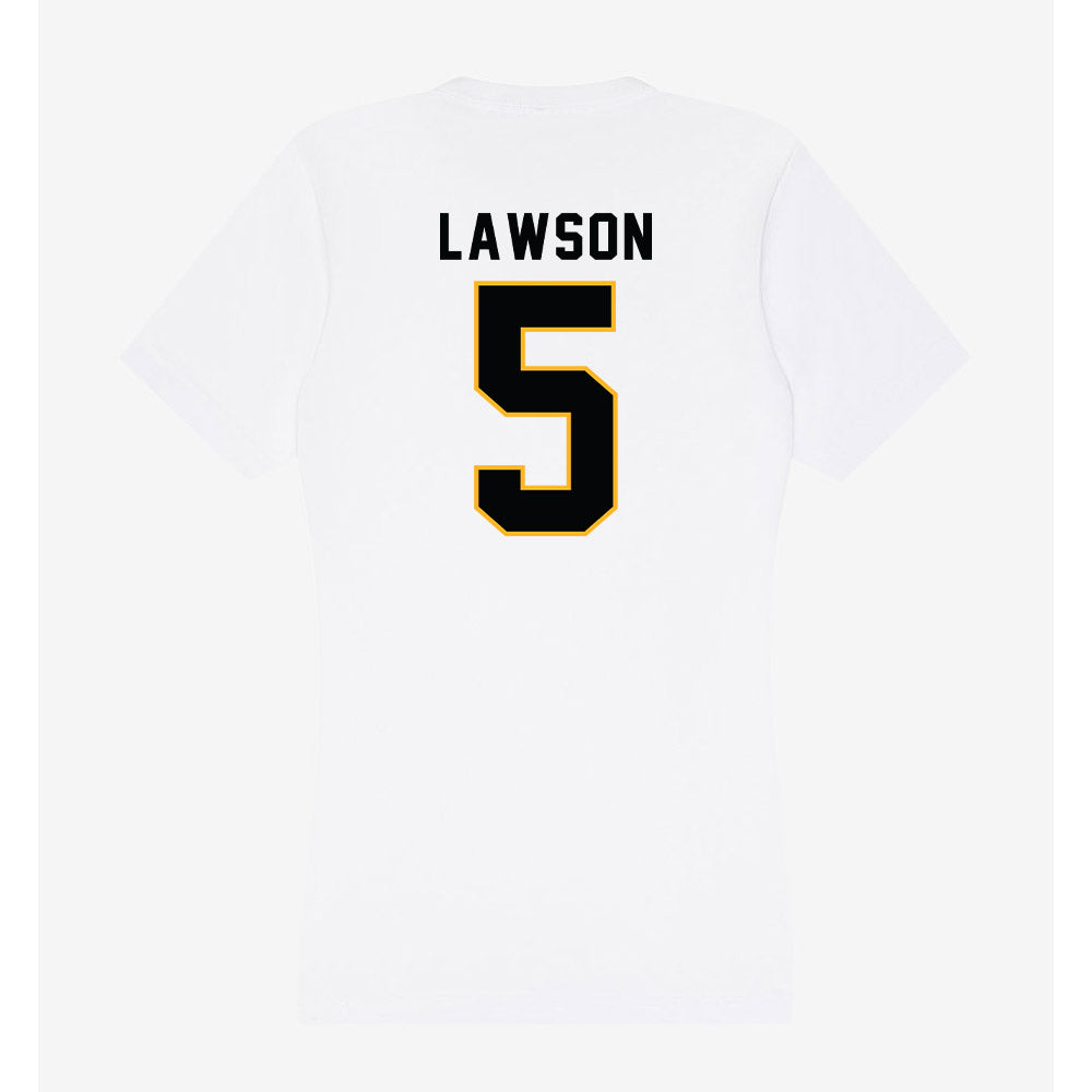 Kennesaw - NCAA Football : TayVion Lawson - Women's V-Neck T-Shirt-1