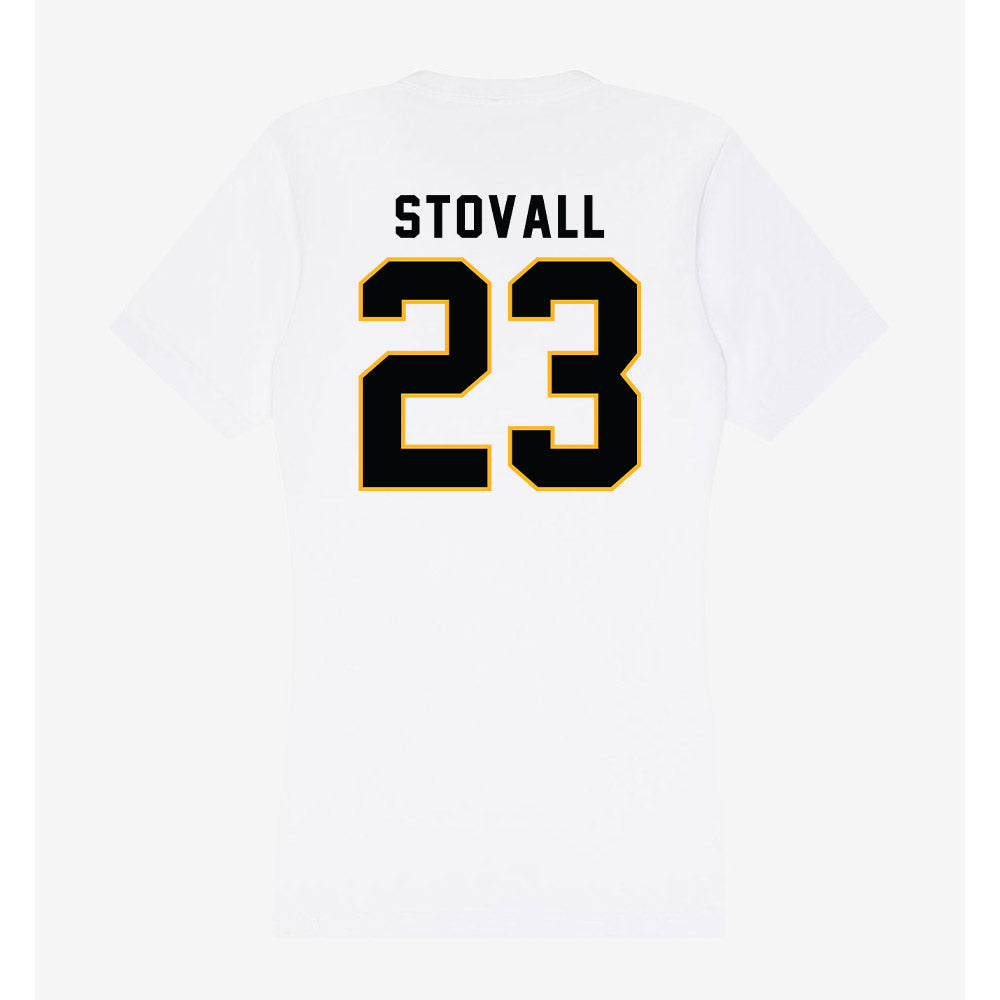 Kennesaw - NCAA Women's Basketball : TaTianna Stovall - Women's V-Neck T-Shirt-1