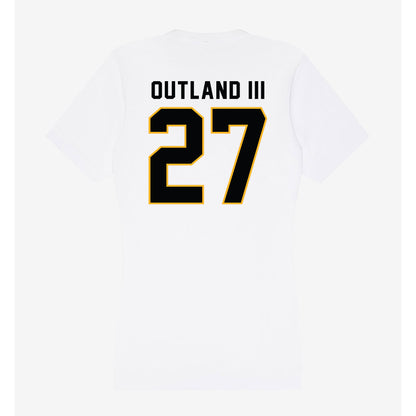 Kennesaw - NCAA Football : Clarence Outland III - Women's V-Neck T-Shirt-1