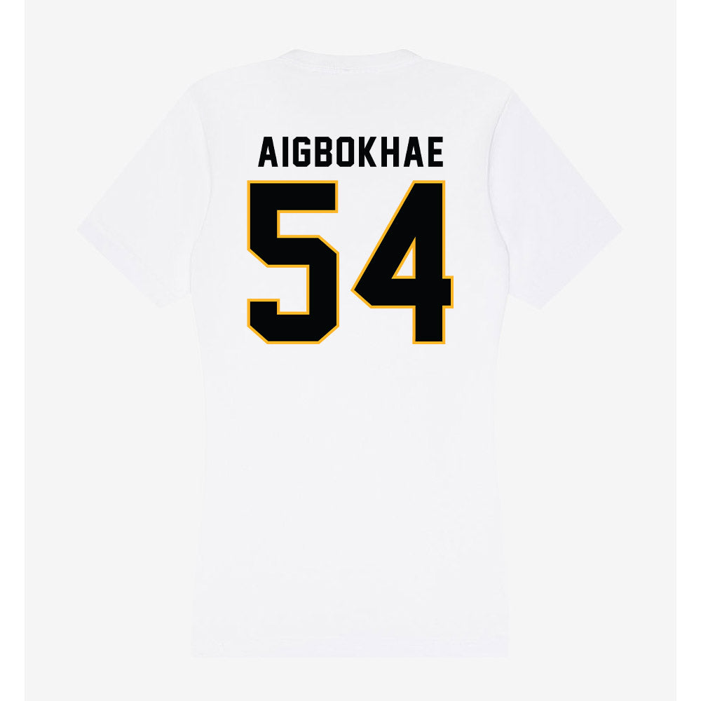 Kennesaw - NCAA Football : Eseosa Aigbokhae - Women's V-Neck T-Shirt-1