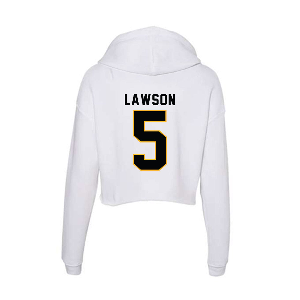 Kennesaw - NCAA Football : TayVion Lawson - Women's Crop Fleece Hooded Sweatshirt-1