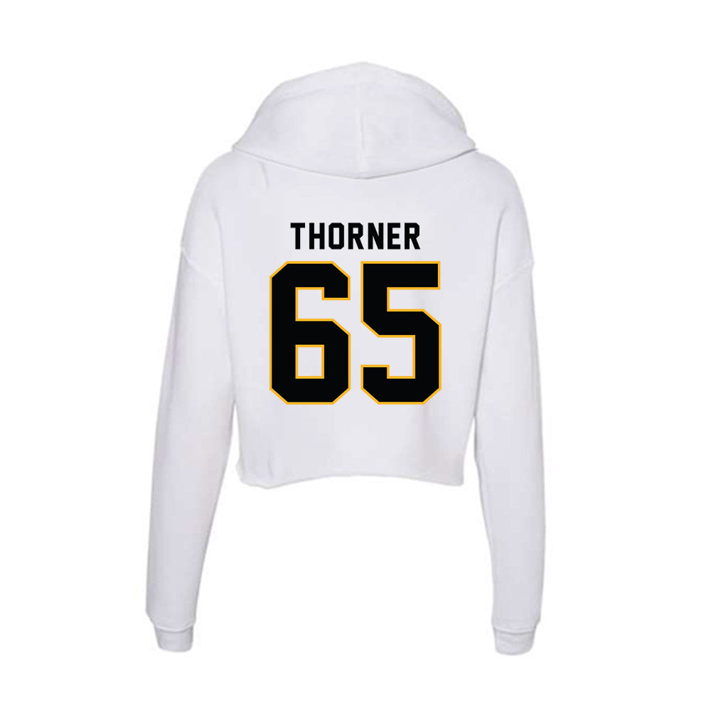 Kennesaw - NCAA Football : Nicholas Thorner - Women's Crop Fleece Hooded Sweatshirt-1