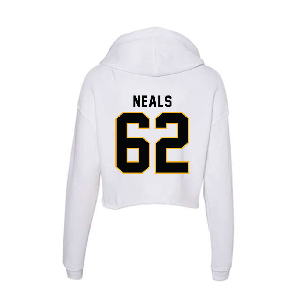 Kennesaw - NCAA Football : Darius Neals - Women's Crop Fleece Hooded Sweatshirt-1