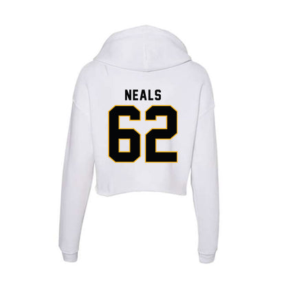 Kennesaw - NCAA Football : Darius Neals - Women's Crop Fleece Hooded Sweatshirt-1