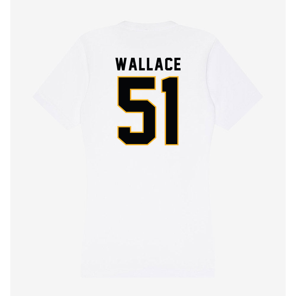 Kennesaw - NCAA Football : Michael Wallace - Women's V-Neck T-Shirt-1