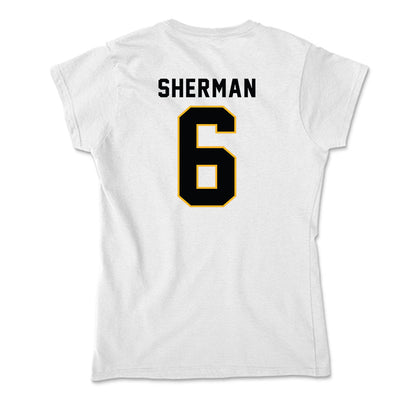  - NCAA Men's Basketball : Frankquon Sherman - Soft Style Women’s T-Shirt-1