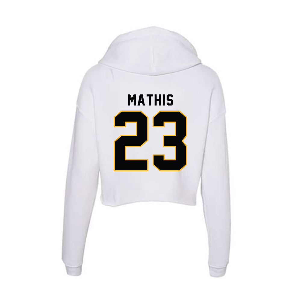 Kennesaw - NCAA Football : Jonathan Mathis - Women's Crop Fleece Hoodie-1