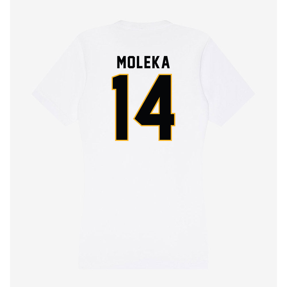 Kennesaw - NCAA Women's Soccer : Naomi Moleka - Women's V-Neck T-Shirt-1