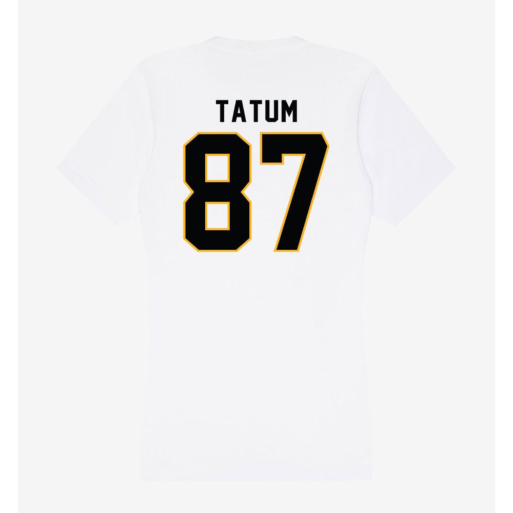 Kennesaw - NCAA Football : Chase Tatum - Women's V-Neck T-Shirt-1