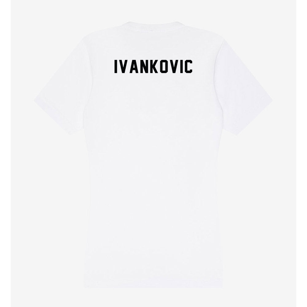 Kennesaw - NCAA Women's Tennis : Maria Ivankovic - Women's V-Neck T-Shirt-1