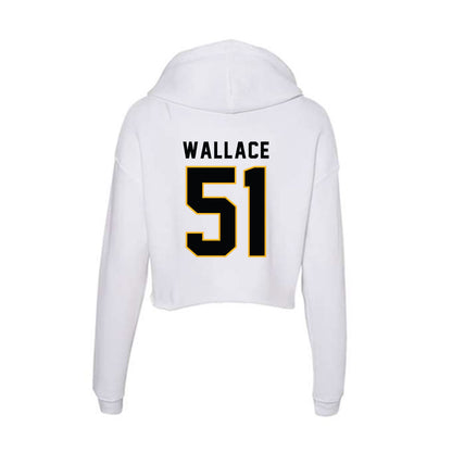 Kennesaw - NCAA Football : Michael Wallace - Women's Crop Fleece Hooded Sweatshirt-1