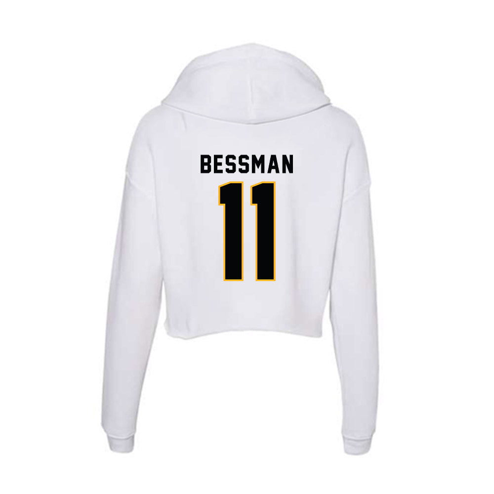 Kennesaw - NCAA Women's Soccer : Jaclyn Bessman - Women's Crop Fleece Hooded Sweatshirt-1
